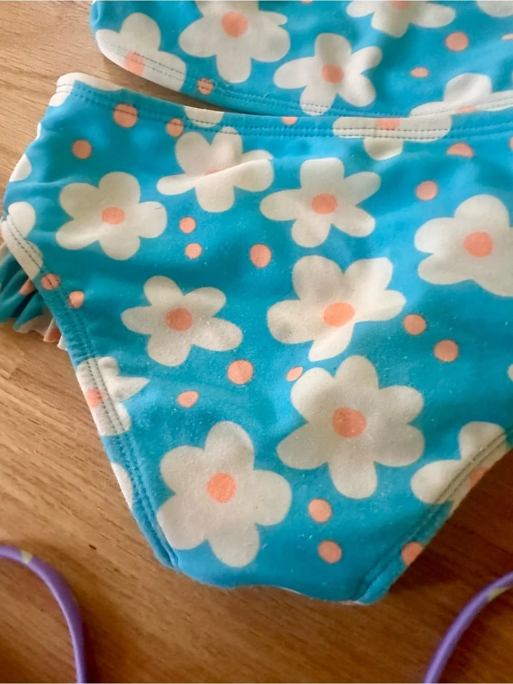 Girls bundle Two-Piece bikini Swimsuit lot-  Sz 4/5 cat and Jack art class